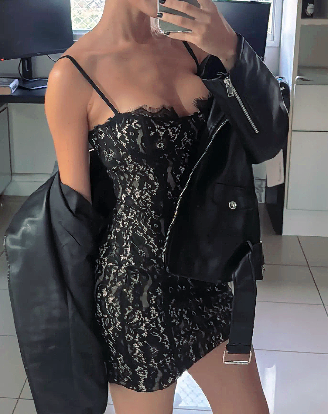 Black Lace Elegance Dress