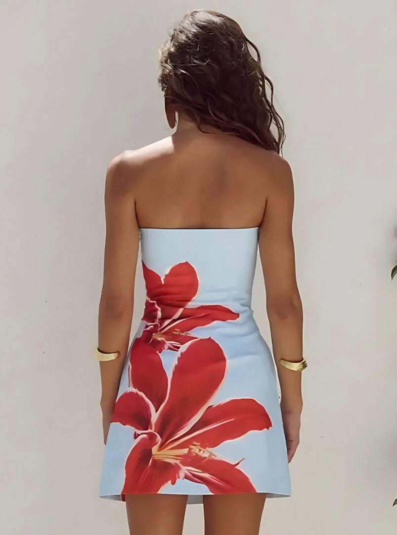 Print Mini Dress