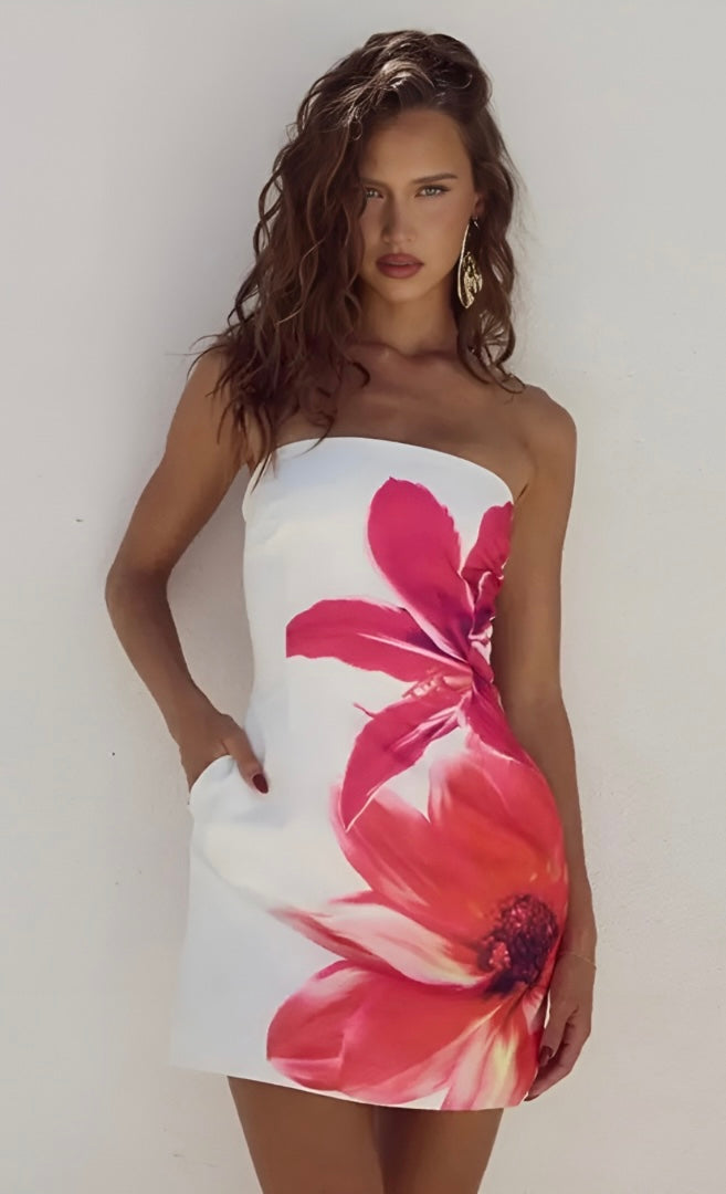 Print Mini Dress
