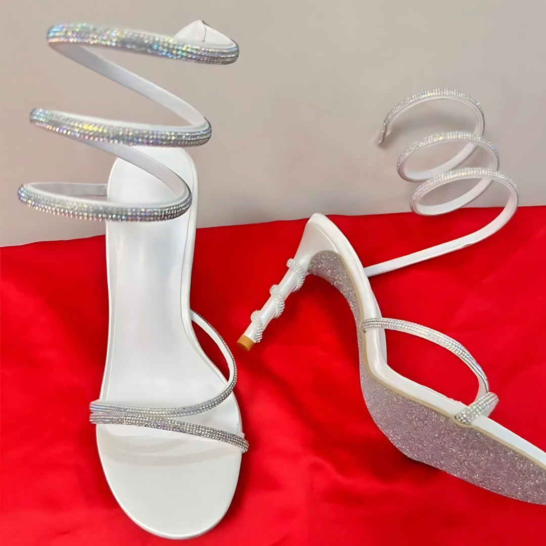 Crystal Snake Heel